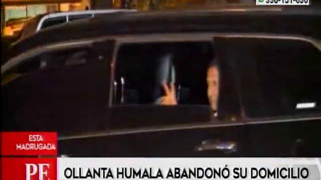 Ollanta Humala y Nadine Heredia abandonaron su casa durante la madrugada смотреть онлайн