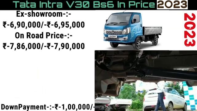 Tata intra v30 bs6 new model 2025 price | Intra v30 down payment₹1,00,000/🔥On Road Price,Emi💯 detai смотреть онлайн