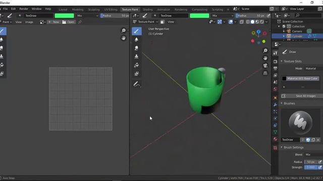 texture paint in blender смотреть онлайн