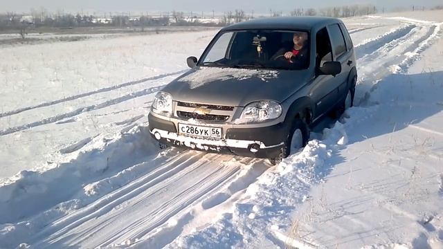 Шнива в снег!!!