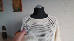 летняя кофточка крючком реглан сверху из хлопковых ниток