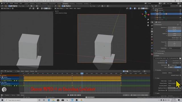 Blender 2.82 Save Animation as Mp4 смотреть онлайн