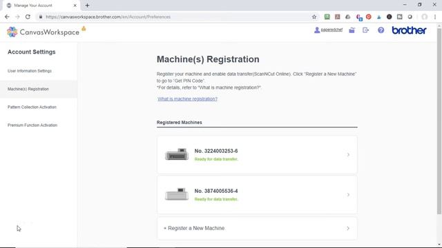 BrotherScanNCut Wireless Activation - Canvas Workspace Registration - Wireless Transfer смотреть онлайн