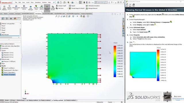 Adaptive Methods - Simulation Premium - SOLIDWORKS 2018 смотреть онлайн