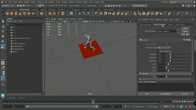 Crowd Simulation (maya) смотреть онлайн