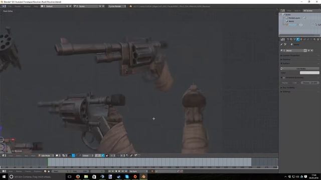 | WorkDeath | BLENDER Timelapse: Low poly Revolver (Rust) смотреть онлайн