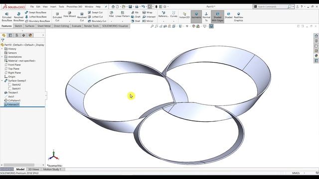 Toroidal propeller design in solidworks | #solidworks | #simplecaddesign смотреть онлайн