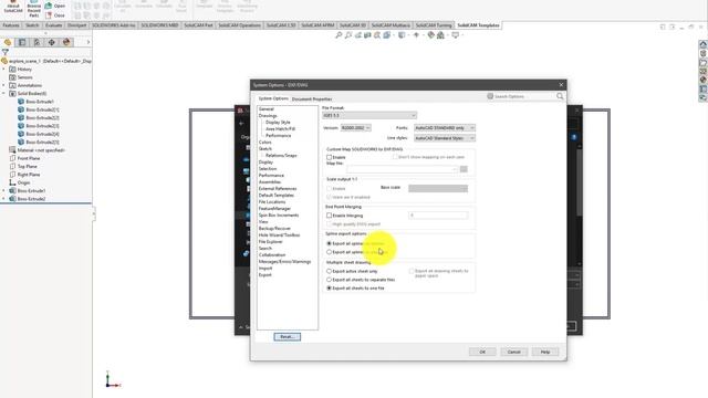 Solidworks DXF Export