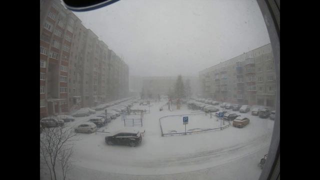 Снегопад в мае, неожиданная 