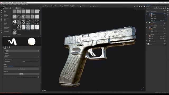 How To Make Grunge Details In Substance Painter?! Grunge Alphas.
