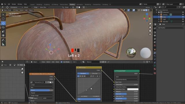 Easy texturing without uv unwrap in Blender+Free Model смотреть онлайн