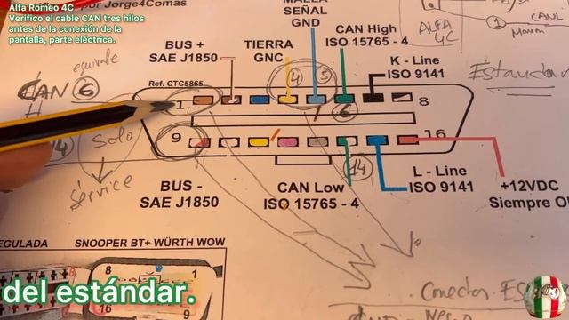 Alfa Romeo 4C Verifico el BUS CAN previo a la conexión de la pantalla táctil. смотреть онлайн