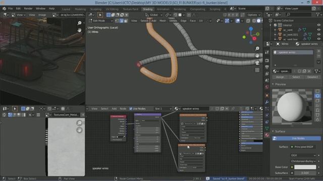 How to create a Sci-fi Bunker Interior in Blender 2.9 (Texturing and Lighting in Blender 2.9 PART 1 смотреть онлайн