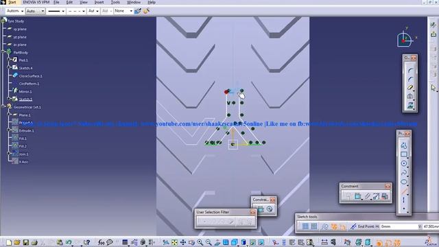 Catia V5 Tutorial|Automotive Engineering Design|How Create a Tyre(Easy Steps Beginners)|Part 4 смотреть онлайн