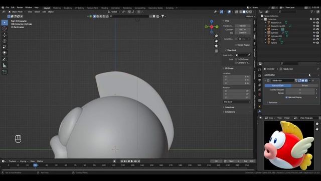 Blender to DND Miniature: Cheep Cheep from Mario Speed Sculpt смотреть онлайн