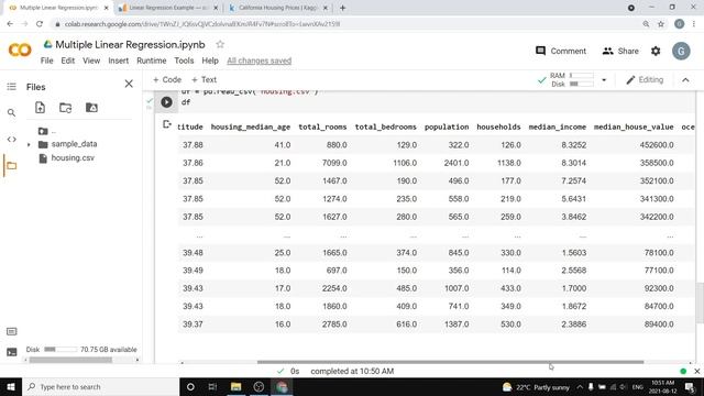 Predicting California Housing Prices Part 1 | ML Course 2.39 смотреть онлайн