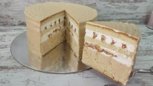 Торт «КАРАМЕЛЬНОЕ МОРОЖЕНОЕ». Невероятно вкусный рецепт