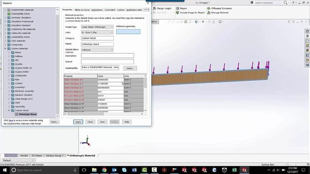 SOLIDWORKS Simulation - How to Apply an Orthotropic Material Model Type смотреть онлайн