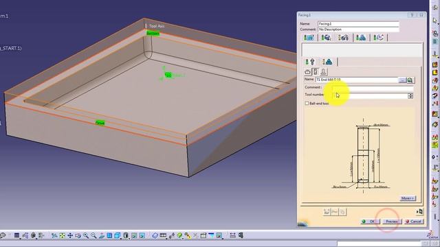 CATIA V5 - MACHINING BASICS - FACING AND POCKETING смотреть онлайн