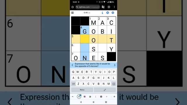 Speedsolving the NY Times Mini Crossword! (29 Feb 24) смотреть онлайн