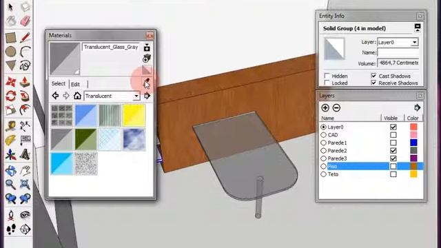 Desenhando no Sketchup 8 - Parte 02 смотреть онлайн