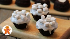 Шоколадные кексы - маффины на кефире