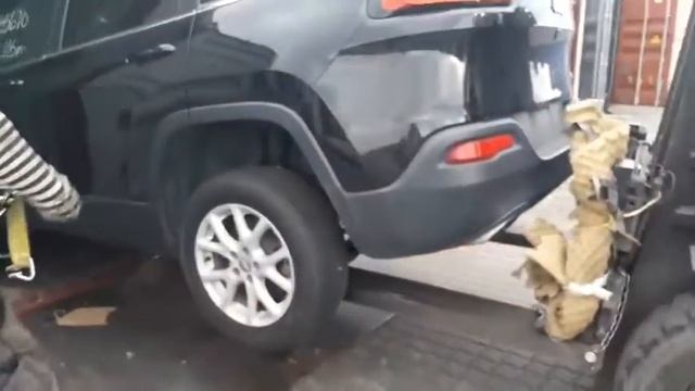 Выгрузка авто из контейнера смотреть онлайн