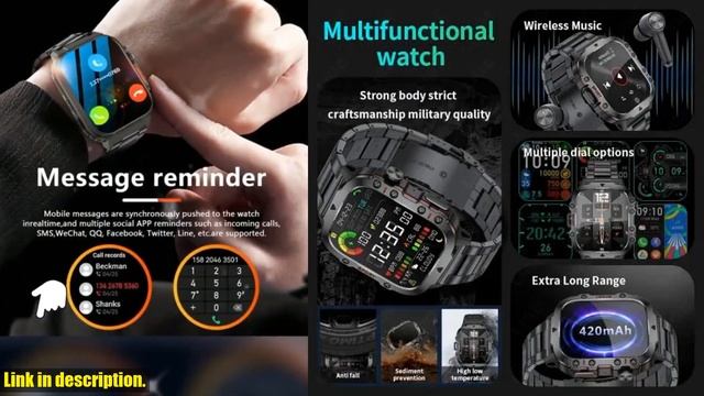 Revolutionize Your Lifestyle with the LIGE New Smart Watch! ⌚️ Fitness, Voice Assistant, смотреть онлайн