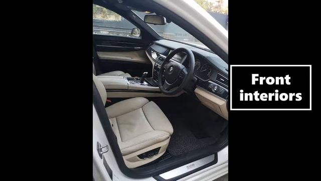 BMW 7 SERIES 730 LD Reg. Number : MH 02 CL 0818 Fuel Type : Diesel Make Year : Feb 2012 Kms : 74000