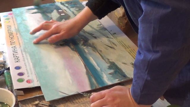 Живопись. Пейзаж с часовней. 3. 23.11.2021. смотреть онлайн