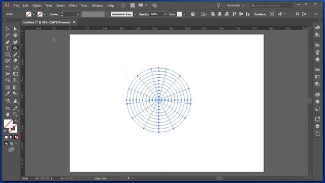 Using guides and grids in Illustrator смотреть онлайн