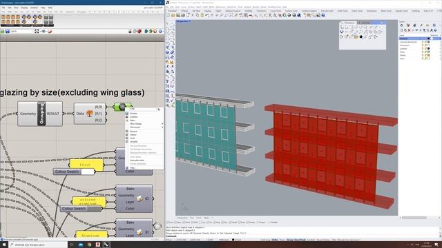 Automatic capped curtain wall modeling algorithm in the desired size and appearance. Grasshopper смотреть онлайн
