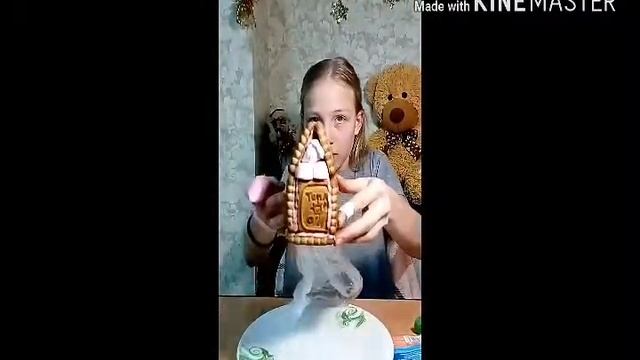 Сделала настоящий дом из печенья !!! Съела дом😸 . Прянечный дом из печенья .