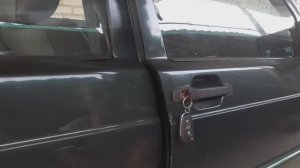 Как поменять личинку замка двери Мерседес 190 w201 w124