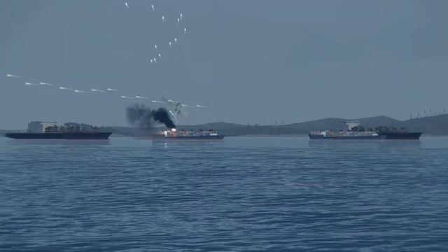 Today, a US tanker carrying 400 tons of fuel was blown up by the Houthis and Yemen in the Red Sea смотреть онлайн