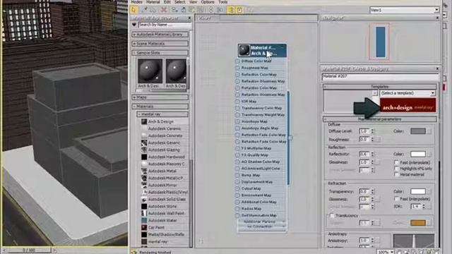Autodesk 3DS Max Assign Materials смотреть онлайн