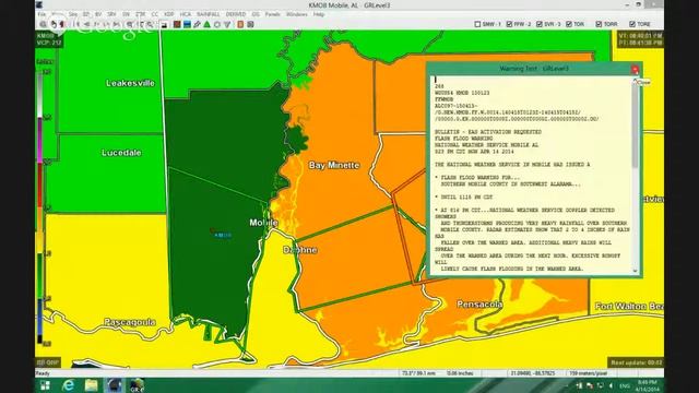 4/14/2014: Severe Thunderstorm Warning - Brewton смотреть онлайн