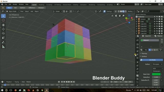 Individual Origins | Blender 2.8 Tutorials смотреть онлайн