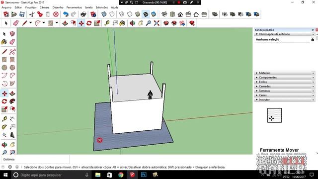 COMO CRIAR MODELO NO SKETCHUP - FÁCIL (P1 - P2) смотреть онлайн
