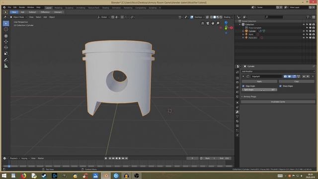 Edge Split Modifier [GER] Blender 2.8 смотреть онлайн