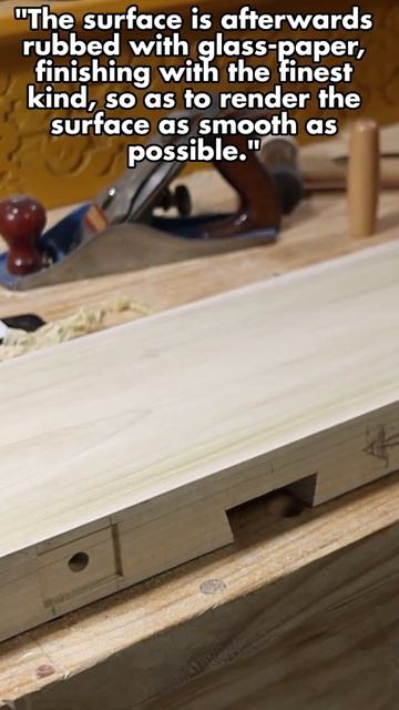 Exploring Early 19th c. Finishing Methods: Cleaning Off Wood-Work #shorts смотреть онлайн