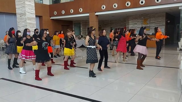 cherry red line dance (jamming party) смотреть онлайн