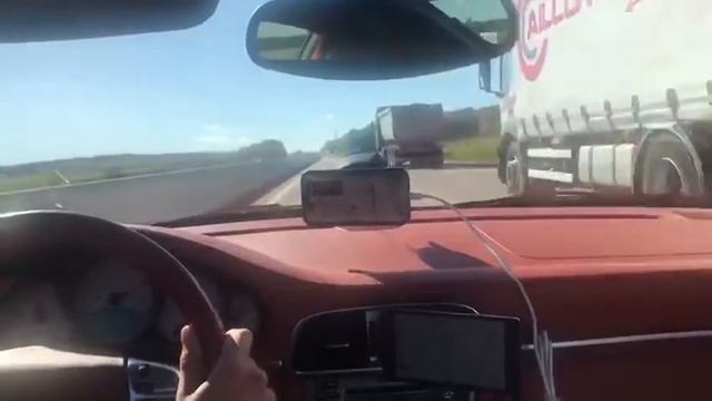 Porsche 997 Targa 4S X51 - 230 Km/h On French Autobahn