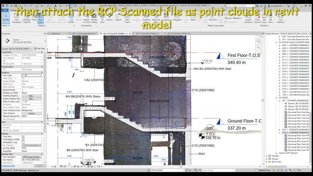 RCP file into Revit model смотреть онлайн