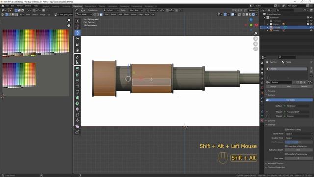 Low Poly Spyglass | Blender 2.91 Tutorial смотреть онлайн