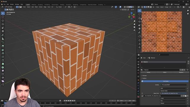 Comment ajouter une texture sur un objet ? Blender 3.6 смотреть онлайн