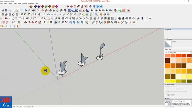 Revolve objects in Sketchup смотреть онлайн