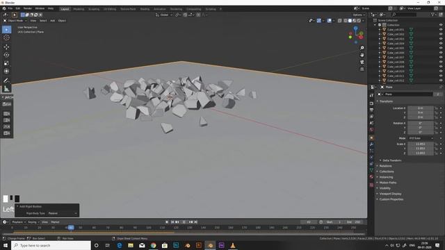 Ridge Body With Free Addon Call-Fracture In Blender2.8 смотреть онлайн