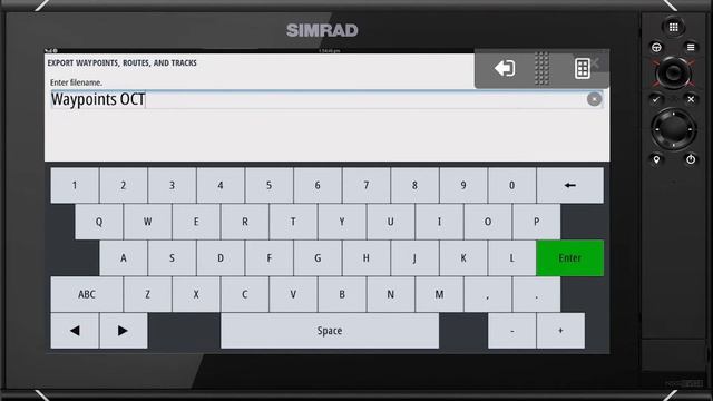 How to back up your waypoints on SIMRAD NSS Evo3 смотреть онлайн