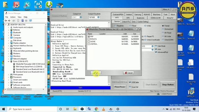 Tecno i3 Frp Remove With Miracle Crack 2.82 || New Method || Ramu Mobile Solution смотреть онлайн